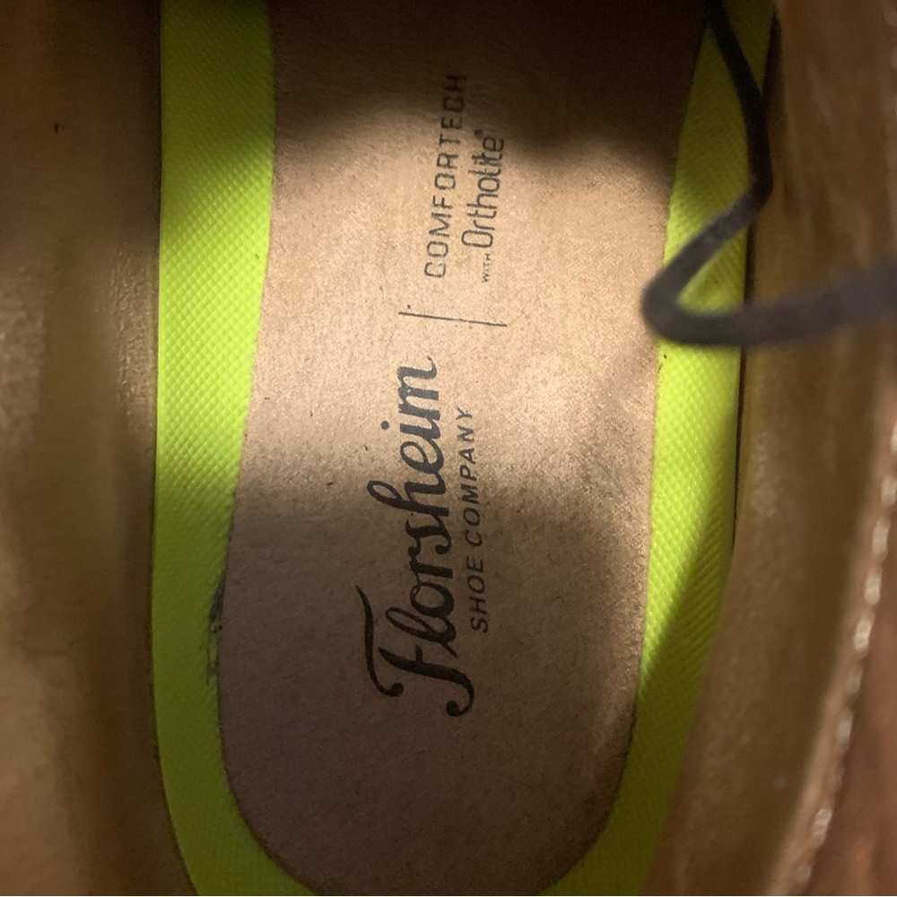 Florsheim Men’s Chukka Boots 11M Brown Leather Suede Comfort Tech Ortholite⭐️ - Picture 12 of 16